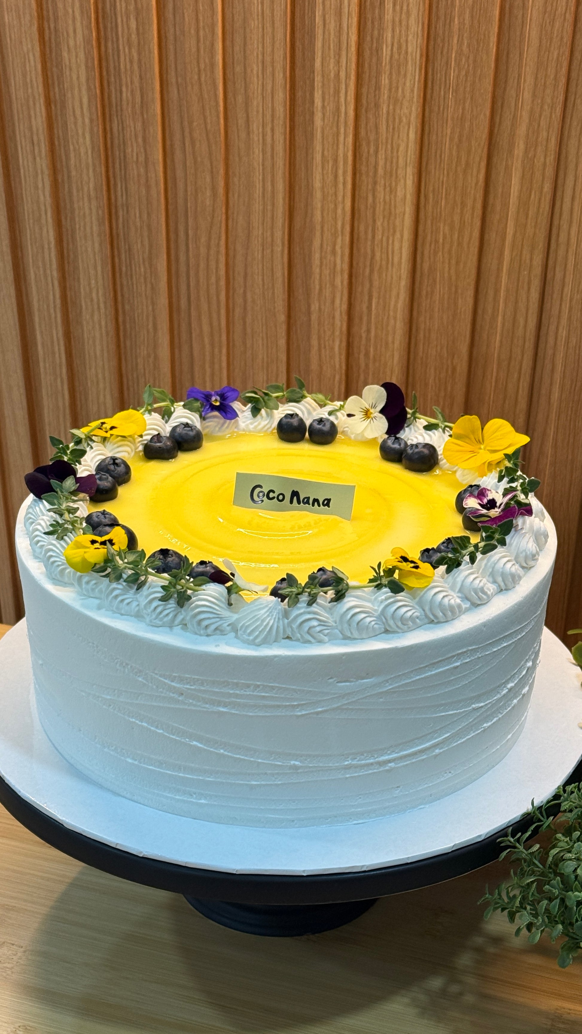 Lemon Passionfruit Cake
